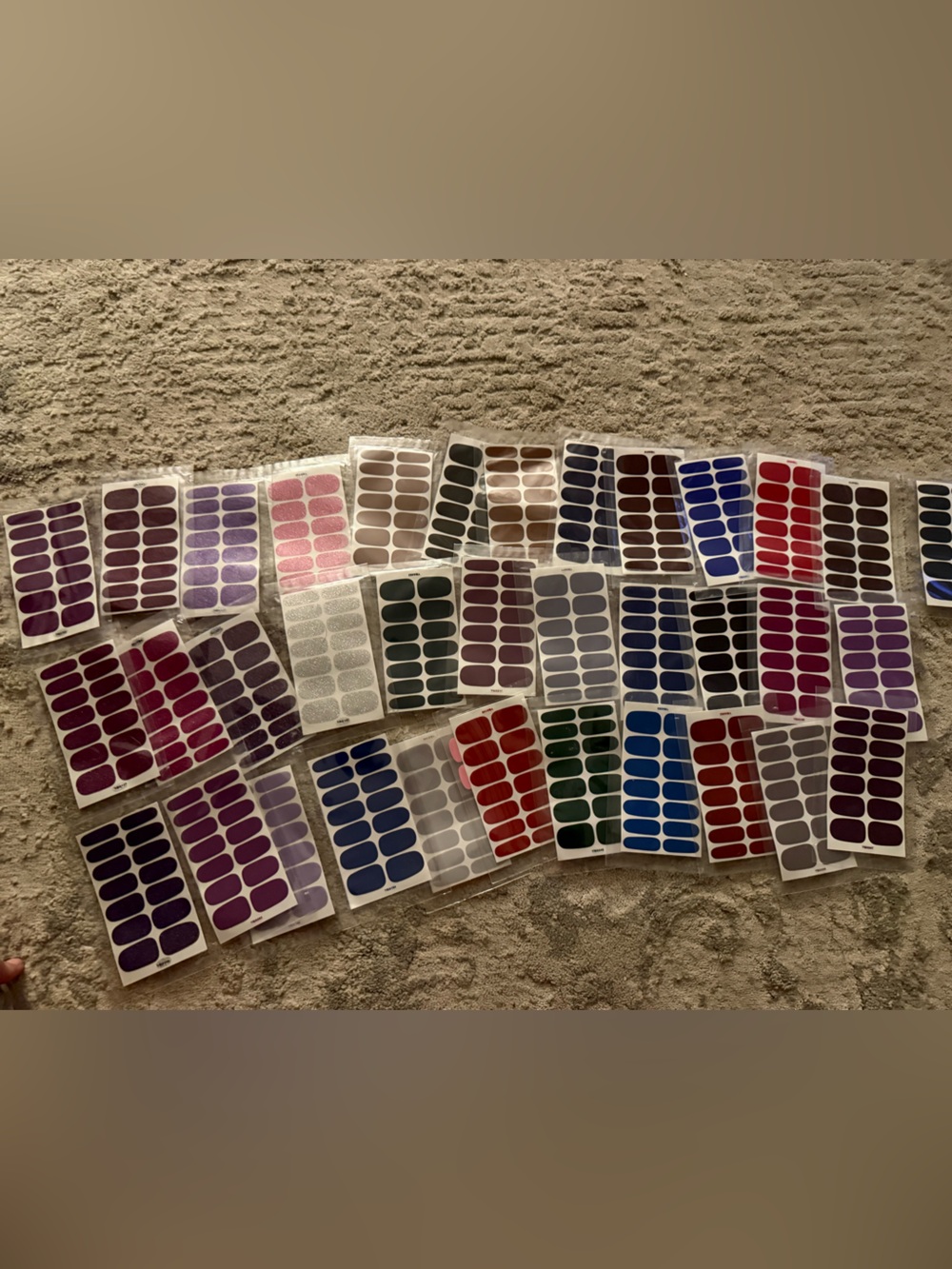 Nail Wrap Sticker Set - Multi-Color Gel-Look Nail Wraps - Picture 2 of 3